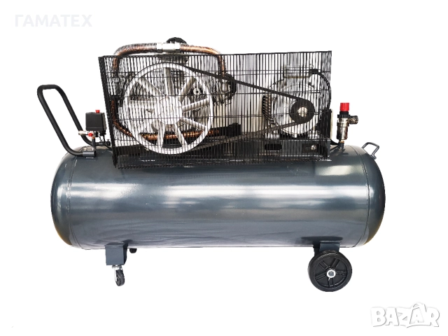 300 л Бутален трифазен компресор с ремъчно задвижване, 51022, снимка 2 - Компресори - 52612354