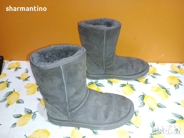 UGG кожени боти N 38, снимка 2 - Дамски боти - 53355108