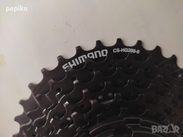 Продавам колела внос от Германия  венец касета SHIMANO CS - HG200-9, снимка 6 - Части за велосипеди - 38363504