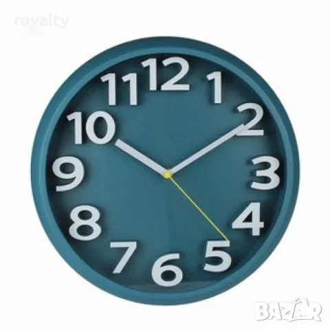 Стенен безшумен часовник 32 см, снимка 2 - Стенни часовници - 49305358
