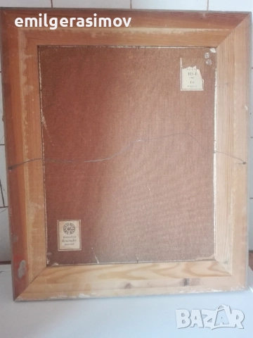 Красива маслена картина., снимка 6 - Антикварни и старинни предмети - 39968443