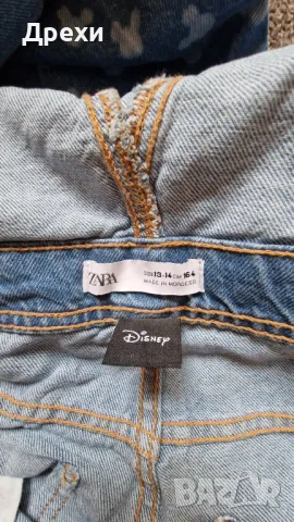 Дамски дънков гащеризон Zara, снимка 4 - Гащеризони - 50204156