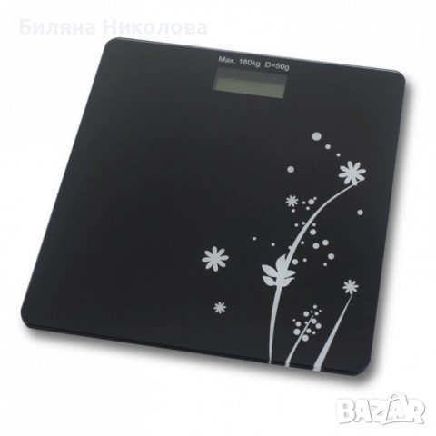 Кантар за тегло дигитален Rosberg,LCDекран, 180кг.2 ГОДИНИ ГАРАНЦИЯ