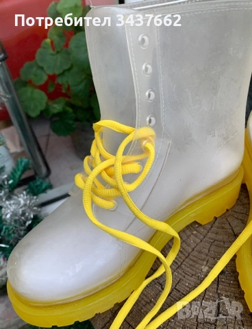 Гумени ботуши , снимка 2 - Дамски ботуши - 52947245