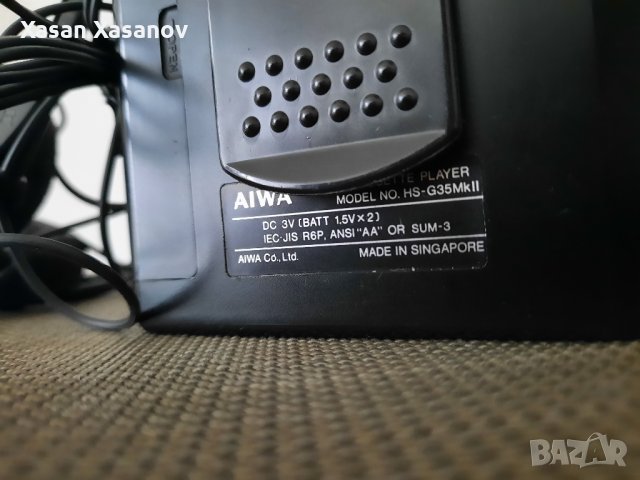 Уокмен AIWA HS-G35MKII, снимка 8 - Радиокасетофони, транзистори - 35549766