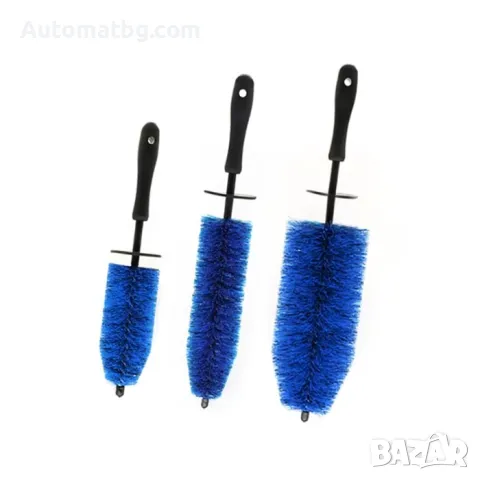 Четка за джанти Automat, За почистване, PG372, Син, Три размера, снимка 5 - Аксесоари и консумативи - 49260000
