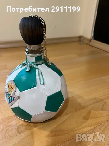 Бутилка – футболна топка, Бетис, снимка 3 - Фен артикули - 48040071