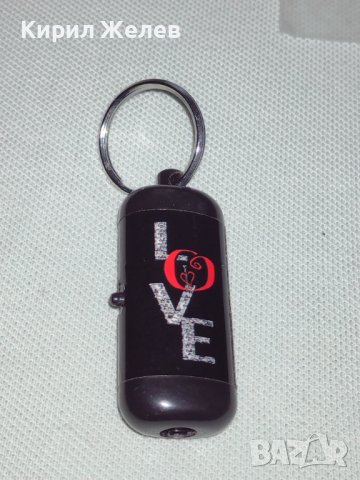 Ключодържател за влюбени LOVE 💟 с фенерче подходящ аксесоар за раници 42467, снимка 3 - Други - 43620434
