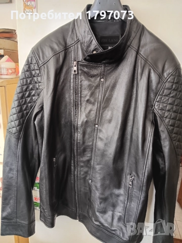 НОВО мъжко яке естествена кожа VERA PELLE, снимка 5 - Якета - 52211316