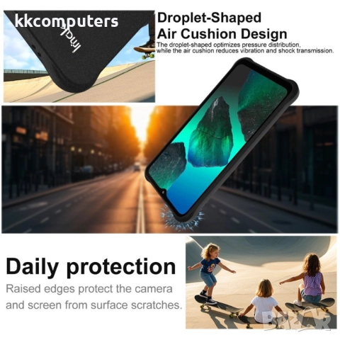 IMAK TPU Калъф за HMD Key 4G / Aura 2 / Arc 4G- AirBag шоков амортисьор, Отвор за ремък, Вкл. Протек, снимка 3 - Калъфи, кейсове - 52937610