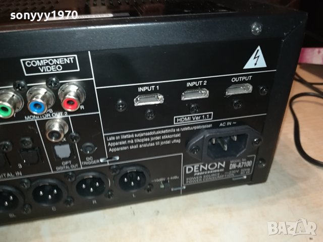 DENON PROFI PREAMPLI-SWISS 1512231000LK1EWC, снимка 15 - Ресийвъри, усилватели, смесителни пултове - 43421242