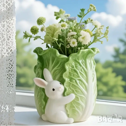 Молд кашпа заек със салата 