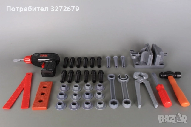 Куфар-маса с инструменти,детски комплект, снимка 6 - Конструктори - 52181750