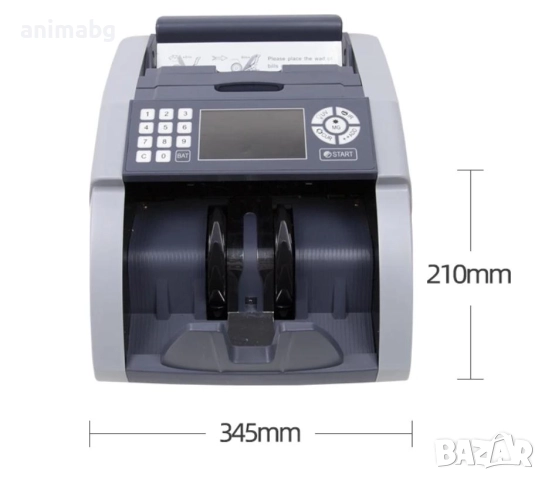 Преносима машина за броене на пари с вградена батерия UV, MG, IR, снимка 6 - Друга електроника - 52477016