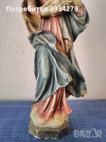 Барокови статуи ,,Дева Мария с Христос" различни автори,различни времеба и материали, снимка 5 - Антикварни и старинни предмети - 38085472