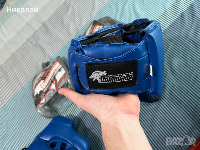 Боксови каски Dominator - L размер, снимка 3 - Спортна екипировка - 53571632
