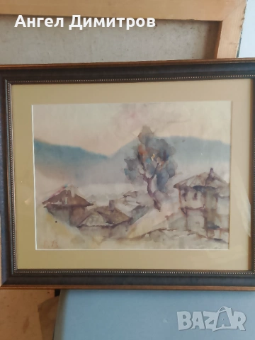Дечко Узунов прекрасна картина акварел 