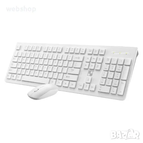 Бизнес безжични Wireless клавиатура и оптична мишка, съвместими с Windows, снимка 1