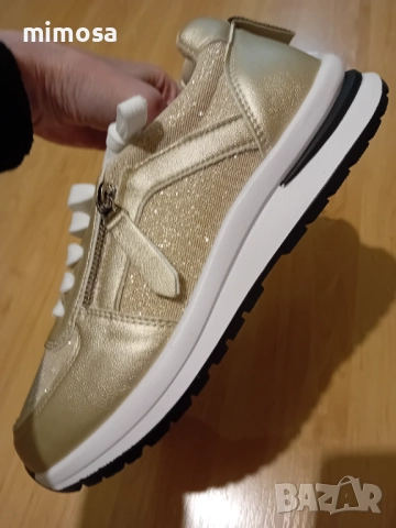 Нови маратонки бледо-златисти, снимка 7 - Маратонки - 51914804