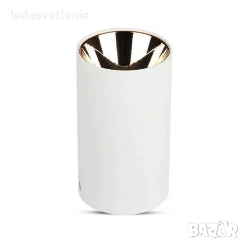 Корпус за открит монтаж GU10 Луничка Бял или Черен Кръг или Квадрат, снимка 3 - Лампи за таван - 37107094