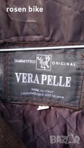 ''Vera Pelle ''италианско оригинално кожено яке ХЛ размер, снимка 5 - Якета - 28295251