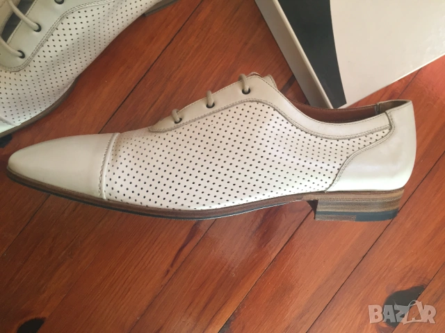 MORESCHI мъжки обувки ръчна изработка made in Italy Uk10/45, снимка 4 - Официални обувки - 53247831