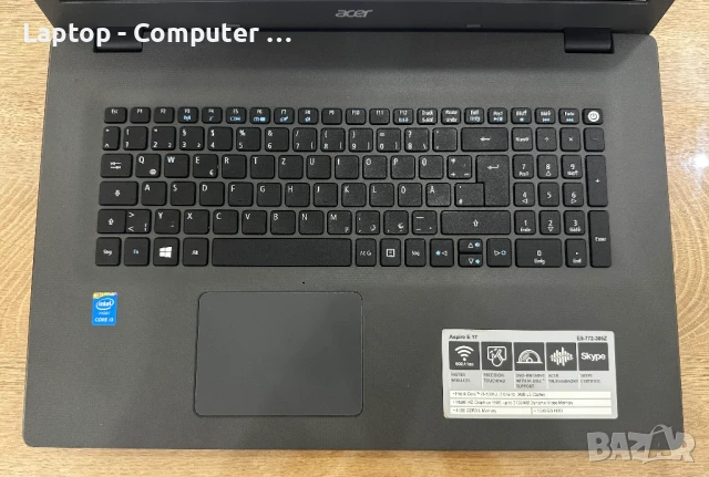 Лаптоп ACER Aspire E17 E5-772-305Z, снимка 2 - Лаптопи за работа - 50703734