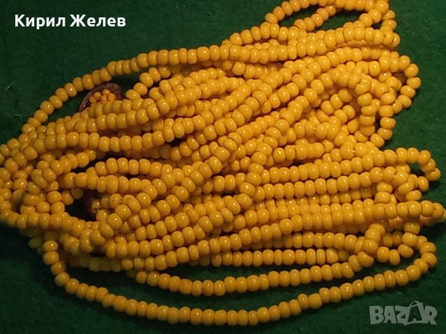 30-те ГОДИНИ АРТ ДЕКО МЪНИСТЕНО КОЛИЕ с БРОНЗОВА ЗАКОПЧАЛКА 8192, снимка 3 - Антикварни и старинни предмети - 29629170