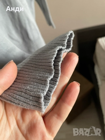 Kenvelo Мъжка сива блуза, размер XL, снимка 4 - Блузи - 51861425