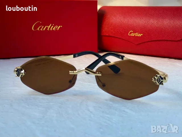 Cartier 2024 дамски слънчеви очила ромб 3 цвята, снимка 9 - Слънчеви и диоптрични очила - 47931090