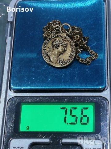 Позлатен медальон, снимка 4 - Колиета, медальони, синджири - 32251541