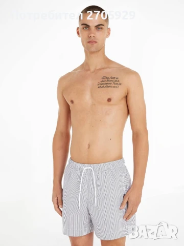 Нов Tommy Hilfiger мъжки бански, размер М, снимка 6 - Бански - 51003857