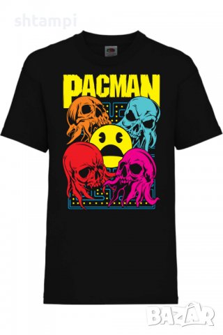 Детска тениска Nintendo PacMan,Игра,Гейм,Геймър,Подарък,Изненада,Повод,Празник,Събитие.