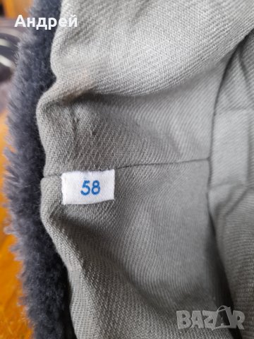 Стара Немска военна шапка,ушанка, снимка 4 - Антикварни и старинни предмети - 40170499