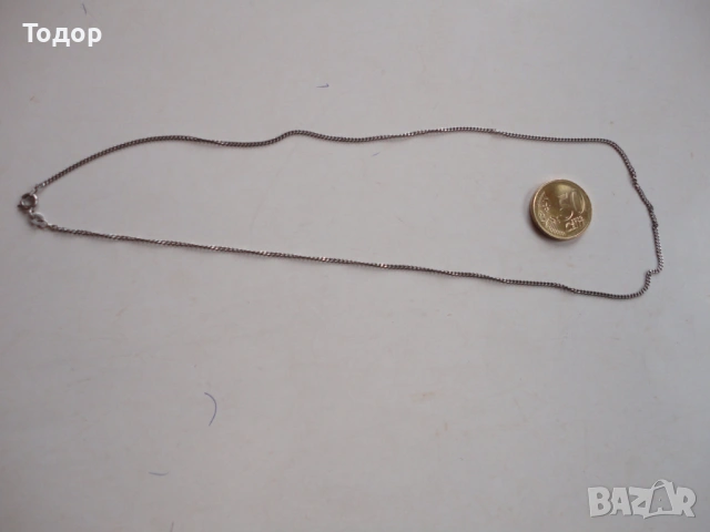 Сребърна верижка колие 17