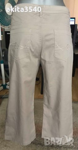 Бежов панталон 7/8, снимка 6 - Панталони - 26309742