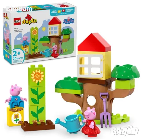 Конструктор LEGO® DUPLO® 10431 - Градината на Пепа с къщичка на дърво / Peppa Pig, снимка 2 - Конструктори - 49461716