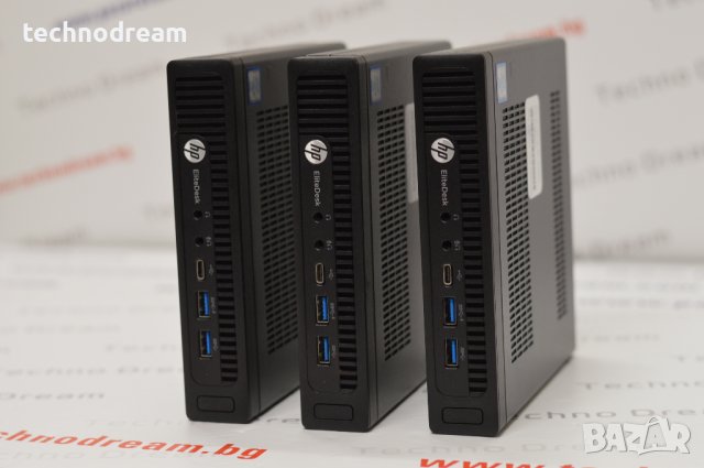 HP EliteDesk 800 G2 Desktop Mini - Intel Core i5-6500T / 8GB DDR4 / 256GB SSD / Гаранция !, снимка 6 - За дома - 40020412