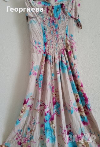 Невероятно красива, женствена рокля от ефирна плат, снимка 6 - Рокли - 37751096