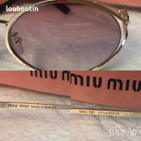 Miu 2024 дамски слънчеви очила елипса овални кръгли 4 цвята, снимка 4 - Слънчеви и диоптрични очила - 47930800