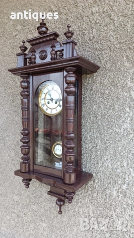 Стенен часовник - Junghans - Germany - 1930"г., снимка 2 - Антикварни и старинни предмети - 53411364