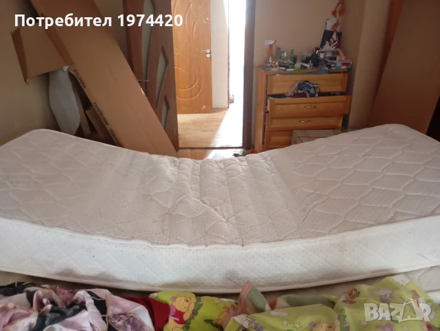 Продавам почти нови два броя дволицеви матрака ТЕД СИЛВЪР и два броя подматрачни рамки със , снимка 5 - Матраци - 50224429