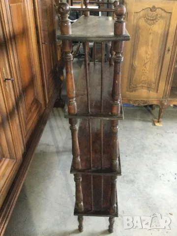 Стара етажерка за книги , снимка 3 - Антикварни и старинни предмети - 49774734