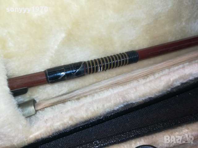 цигулка с лък и куфар-внос англия 0102221909, снимка 14 - Струнни инструменти - 35638839