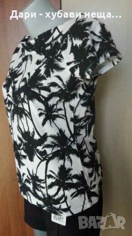 Мека еластична тениска от трико🍀❤M/L,L❤🍀арт.4277