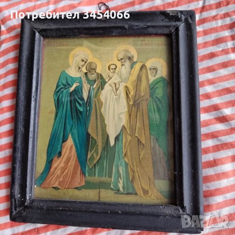 Стари домашни икони. , снимка 5 - Антикварни и старинни предмети - 50419706
