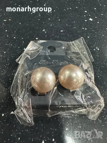 Стоманени обеци  тип"Перли"