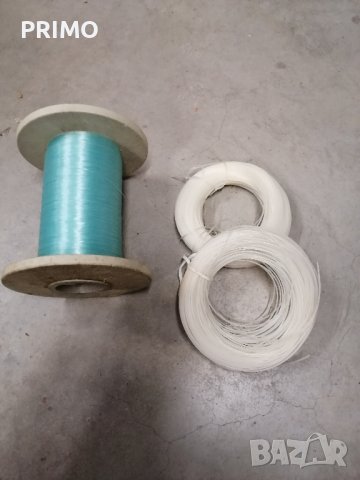 Корда зелена 0,50мм и бяла 2,00мм., снимка 3 - Такъми - 38438901