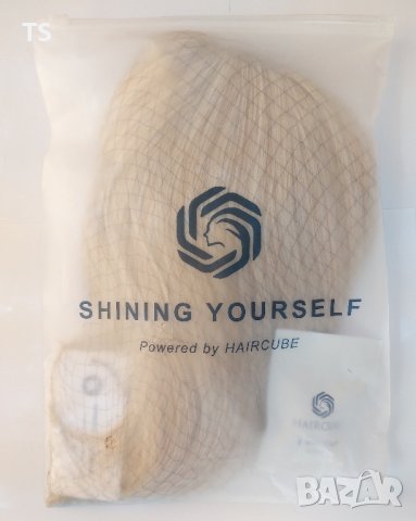 Уникална къса руса перука с бретон, снимка 7 - Аксесоари за коса - 43421428