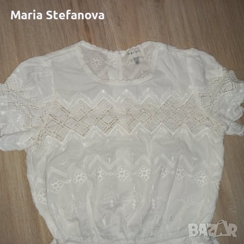 Бял летен гащеризон Harlyn , снимка 6 - Гащеризони - 40767496